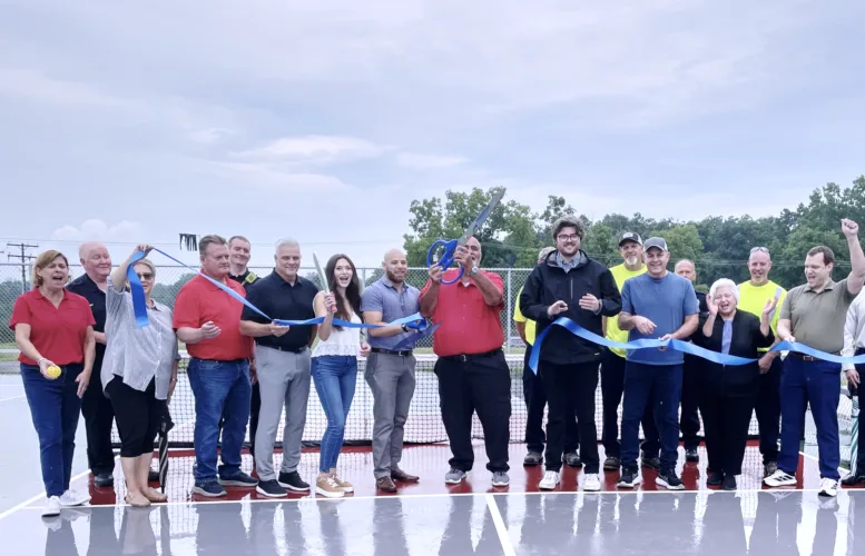 Canfield Township dedicates pickleball courts